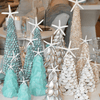 White Sea Glass Holiday Tree