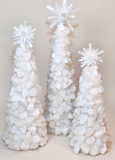 White Quartz Holiday Tree