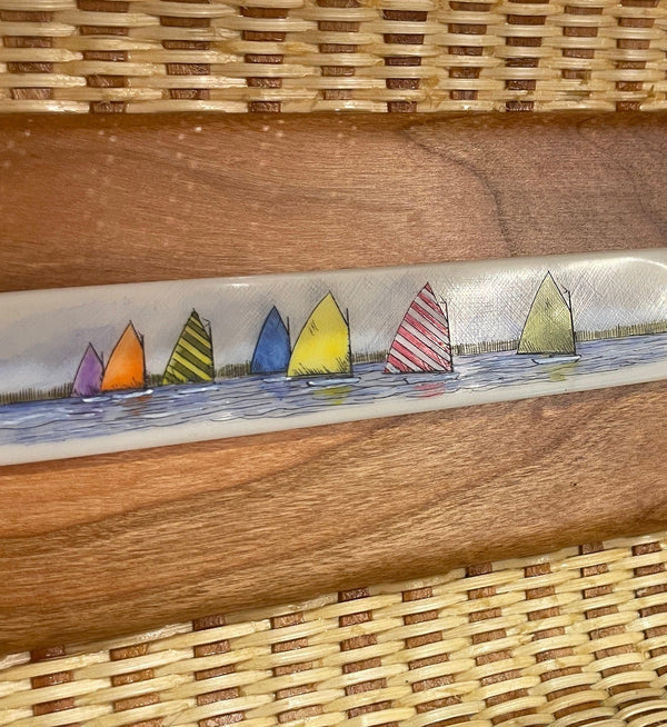 French Brd. W/rainbow fleet scrim (104)