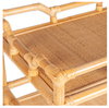 Napali Rattan Rolling Bar Cart