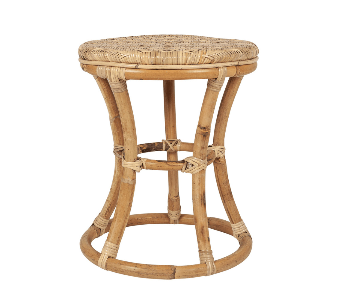 Round Ratta Stool Santai Round Rattan Stool – Anderson's Nantucket