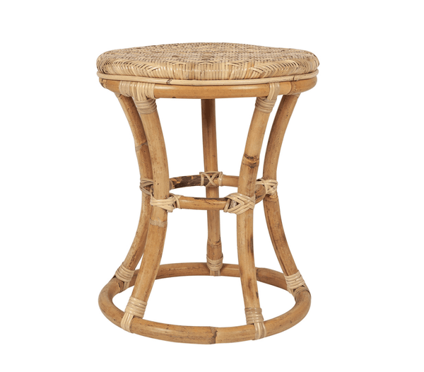 Santai Round Rattan Stool