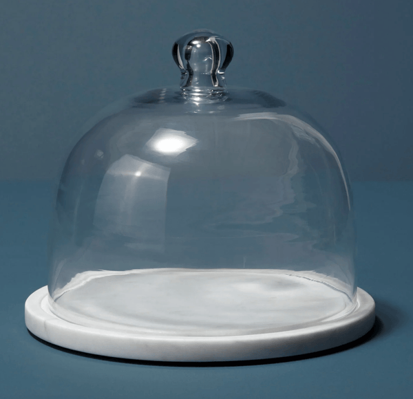 Marble and Glass Cloche