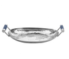 Hammered Stainless Steel Oval Tray