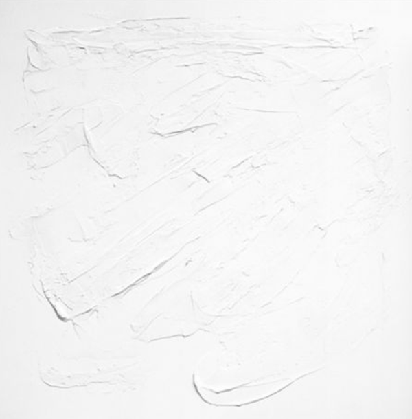 Texture Study in White 48x48"