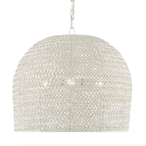 White Woven Metal