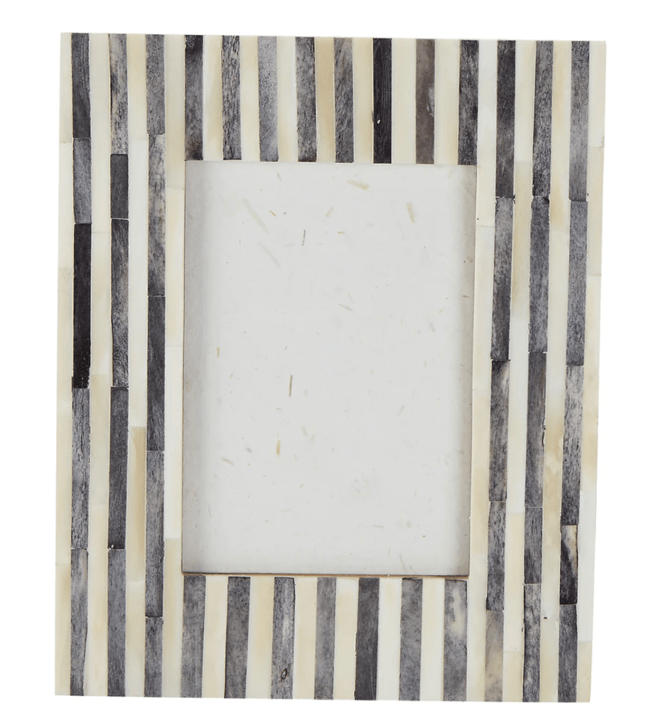 Vertical Grey Line Bone Frame
