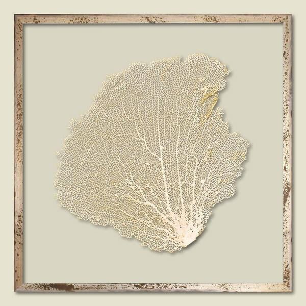 Metallic Gold Sea Fan