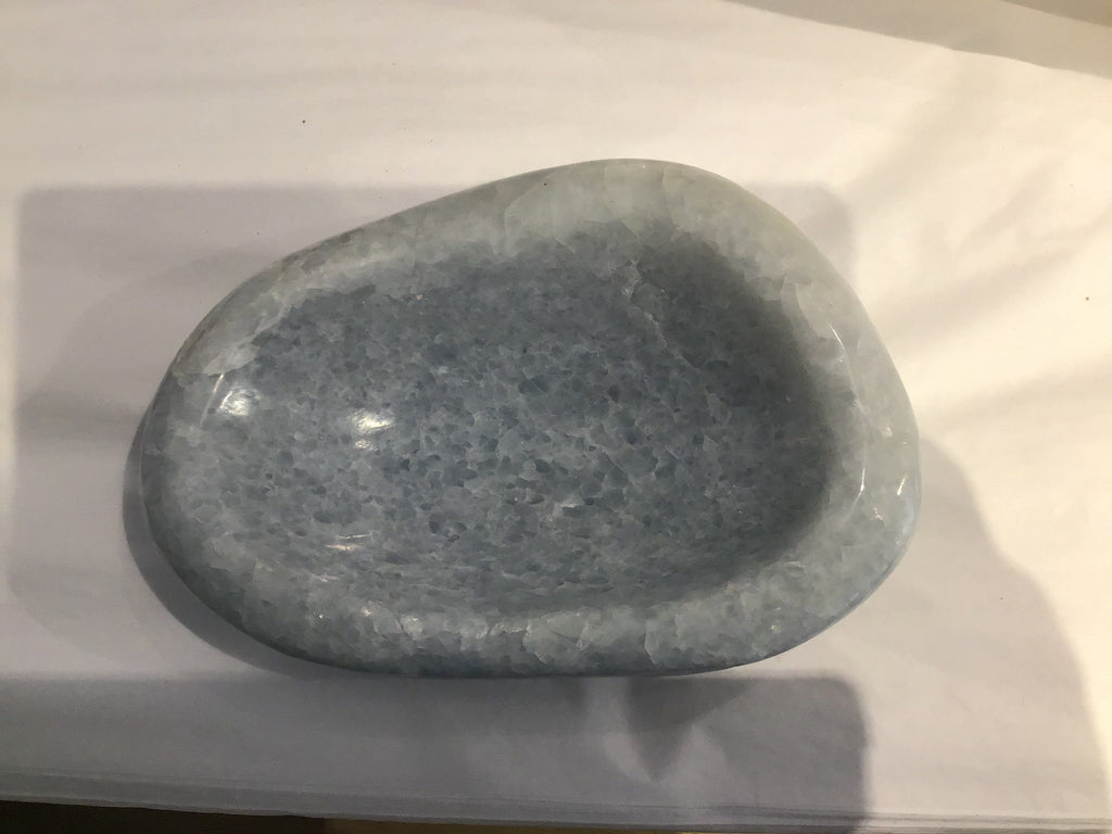 Baby Blue Small Quartz Bowl- 9" x 6"