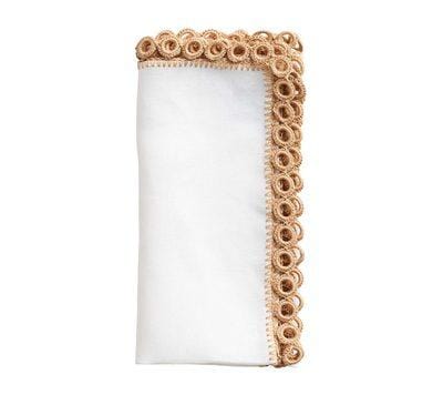 Carnival Napkin White/Beige