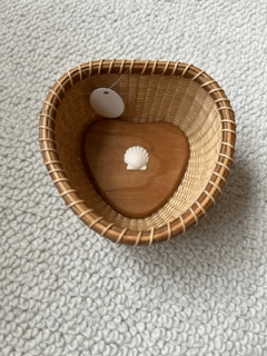 Heart Basket w/ eco-ivory Scallop (59)