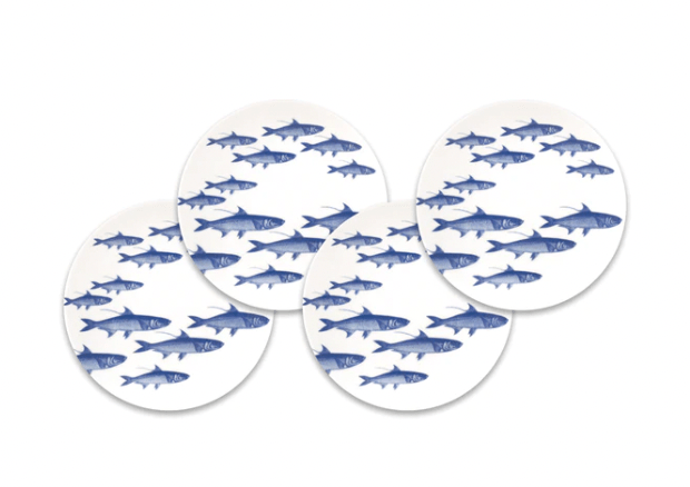 Blue Fish Canape 6.25" S/4