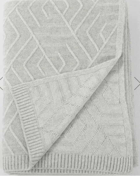 French Deco Knit Throw