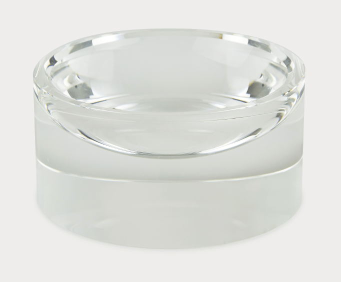 Crystal Glass Bowl Round