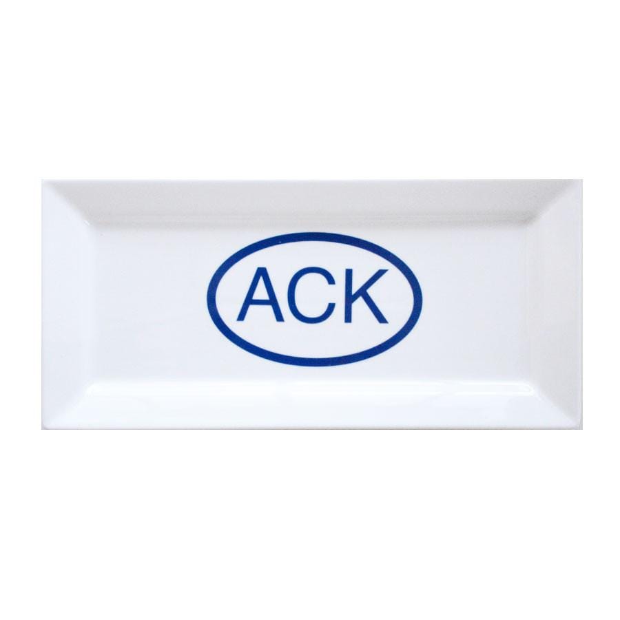 Petite Serving Tray 'ACK' Air Port Code