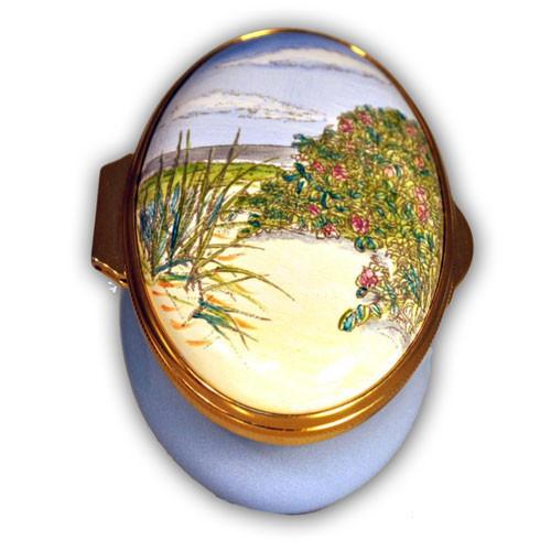 Rosa Ragosa Beach Path Nantucket Pill Box (Retired)