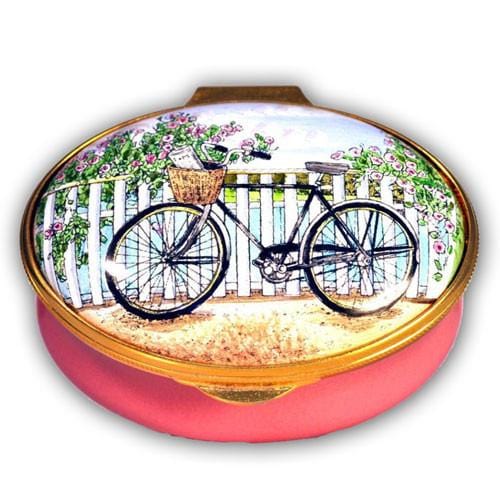 Nantucket Bicycling Shopping Pill Box (Retired)