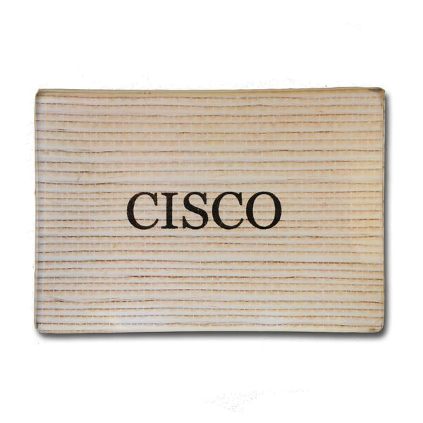 Cisco Decoupage Plate 3.5x5 - Natural Grass