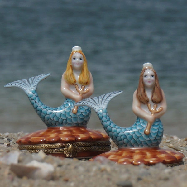 Nantucket Mermaid Limoges Box