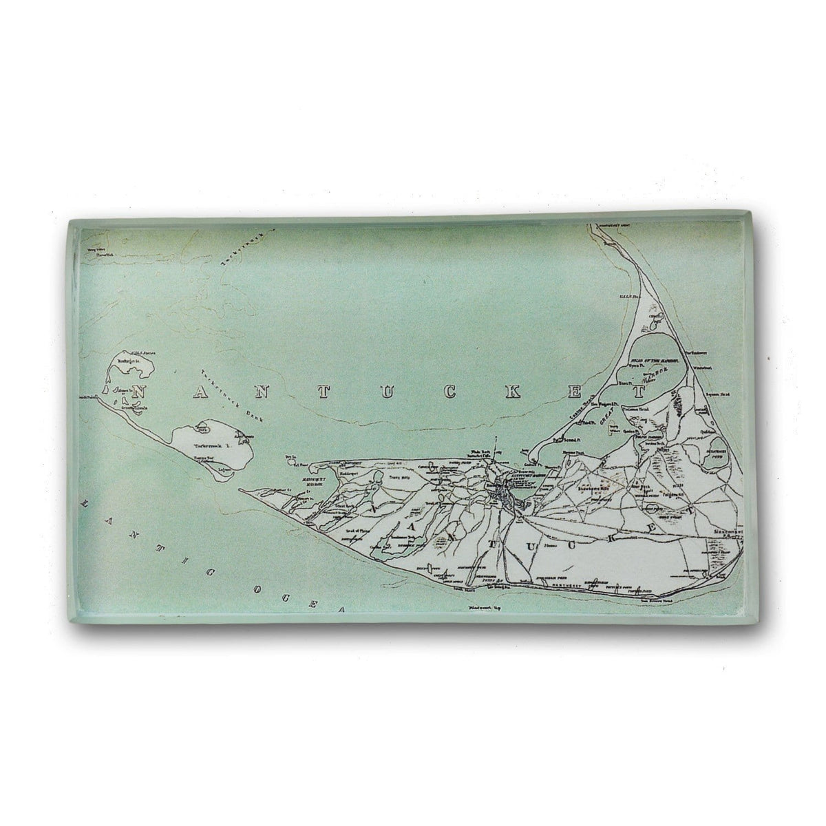 Nantucket Map Paperweight