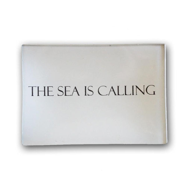 The Sea is Calling Plate 3.5x5