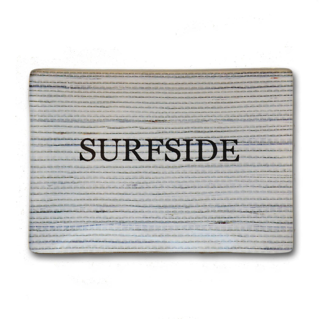 Surfside Plate 3.5x5 - Blue/Gray Grass
